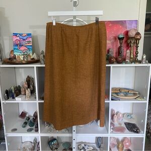 Pendleton Tan A-Line Skirt